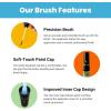 imageTouchUpDirect 1G3 Magnetic Gray Metallic Compatible with Toyota Exact Match Scratch Repair Touch Up Paint  Brush Kit