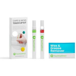 imageTouchUpDirect 040 Super White for Toyota Exact Match Scratch Repair Touch Up Paint  Brush KitSuper White