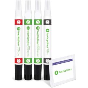 imageTouchUpDirect 34K Crystal White Pearl Compatible With Mazda Exact Match Touch Up Paint Aerosol  Preferred PackageCombo  Preferred Kit