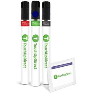 imageTouchUpDirect B588P Obsidian Blue Pearl Compatible With Honda Exact Match Touch Up Paint Aerosol  Essential KitBrush  Preferred Package