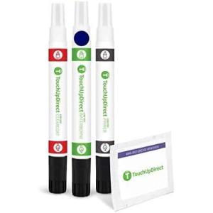 imageTouchUpDirect B588P Obsidian Blue Pearl Compatible With Honda Exact Match Touch Up Paint Aerosol  Essential KitCombo  Preferred Package