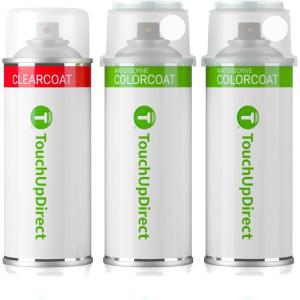 imageTouchUpDirect NH603P White Diamond Pearl Tricoat Compatible With Honda Exact Match Touch Up Paint Aerosol  Platinum PackageAerosol Spray  Essential Package