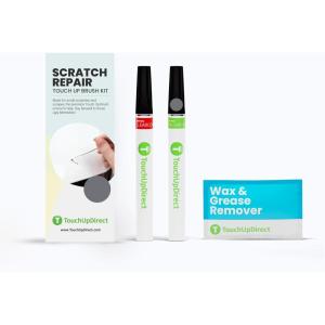 imageTouchUpDirect NH830M Lunar Silver Metallic Compatible with Honda Exact Match Touch Up Paint Brush  Platinum KitScratch Repair Brush Kit