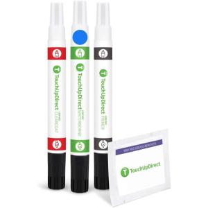 imageTouchUpDirect PBJMBJ Hydro Blue Metallic Compatible with Jeep Exact Match Scratch Repair Touch Up Paint  Brush KitCombo  Preferred Package