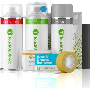 imageTouchUpDirect PQB Chief Compatible with Jeep Exact Match Touch Up Paint Brush  Essential KitAerosol Spray  Platinum Package