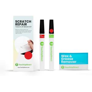 imageTouchUpDirect PRC Firecracker Red Compatible with Jeep Exact Match Scratch Repair Touch Up Paint  Brush KitScratch Repair Brush Kit