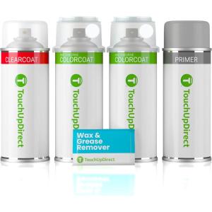 imageTouchUpDirect UG White Platinum Pearl Tricoat Compatible With Lincoln Exact Match Touch Up Paint Aerosol  Platinum KitAerosol Spray  Preferred Kit