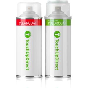 imageTouchUpDirect 728 Thunder Grey Metallic Compatible with Volvo Exact Match Touch Up Paint Aerosol  Essential KitBright Silver Metallic 711