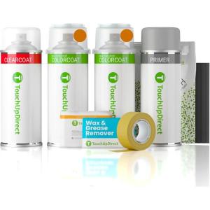 imageTouchUpDirect Amber Whisky Motorcycle Touch Up Paint Compatible With Harley Davidson Exact Match Automotive Spray Paint Aerosol  Essential KitAerosol Spray  Platinum Package