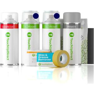 imageTouchUpDirect Big Blue Pearl Tricoat Motorcycle Touch Up Paint Compatible with Harley Davidson Exact Match Automotive Spray Paint Repair  Aerosol Essential KitAerosol Spray  Platinum Kit