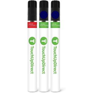 imageTouchUpDirect Big Blue Pearl Tricoat Motorcycle Touch Up Paint Compatible with Harley Davidson Exact Match Automotive Spray Paint Repair  Aerosol Essential KitBrush  Essential Kit