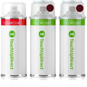 imageTouchUpDirect NAW Coulis Red Tricoat Compatible With Infiniti Exact Match Touch Up Paint Aerosol  Essential KitAerosol Spray  Essential Kit