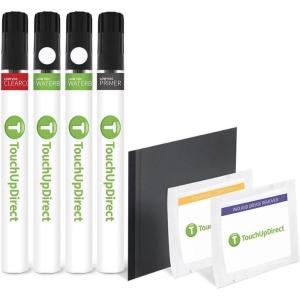 imageTouchUpDirect QAB White Pearl Tricoat for Infiniti Exact Match Touch Up Paint Brush  Essential KitBrush  Platinum Kit