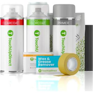 imageTouchUpDirect UX Ingot Silver Metallic Compatible with Ford Exact Match Touch Up Paint Aerosol  Platinum Kit