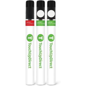 imageTouchUpDirect WA560Q94GBR Platinum Ice Tricoat Compatible with Cadillac Exact Match Touch Up Paint Aerosol  Preferred KitBrush  Essential Kit