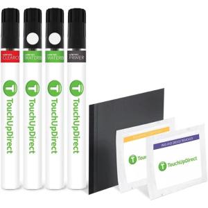 imageTouchUpDirect WA560Q94GBR Platinum Ice Tricoat Compatible with Cadillac Exact Match Touch Up Paint Aerosol  Preferred KitBrush  Platinum Kit