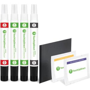 imageTouchUpDirect WA560Q94GBR Platinum Ice Tricoat Compatible with Cadillac Exact Match Touch Up Paint Aerosol  Preferred KitCombo  Platinum Kit