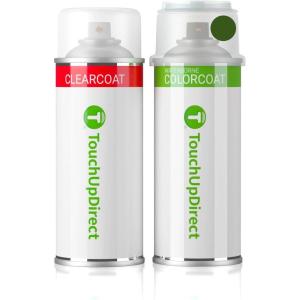 imageTouchUpDirect M6E Oak Green Neo Compatible with Porsche Exact Match Touch Up Paint Aerosol  Essential KitAerosol Spray  Essential Kit