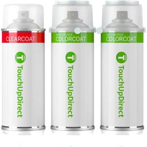 imageTouchUpDirect 089 Wind Chill Pearl Compatible with Toyota Exact Match Touch Up Paint Aerosol  Essential Kit