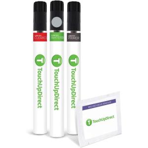 imageTouchUpDirect 1J9 Celestial Silver Metallic Compatible with Toyota Exact Match Touch Up Paint Brush  Preferred Kit