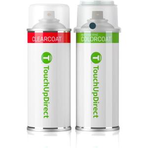 imageTouchUpDirect 221 Galactic Aqua Metallic Compatible with Toyota Exact Match Touch Up Paint Aerosol  Essential kit