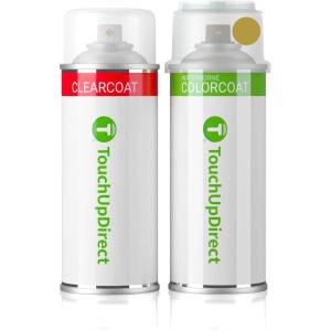 imageTouchUpDirect PJB Gold Rush Compatible with Dodge Exact Match Touch Up Paint Aerosol  Preferred KitAerosol Spray  Essential Package