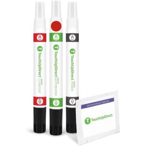 imageTouchUpDirect 314 Bright Red Compatible with BMW Exact Match Touch Up Paint Combo  Preferred Kit