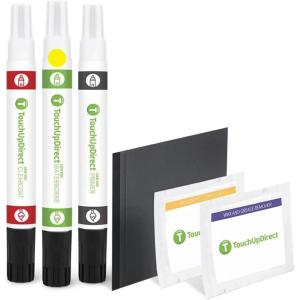 imageTouchUpDirect BRP022 Sunburst Yellow Compatible with CanAm Exact Match Touch Up Paint PenBrush Applicator  Essential KitCombo  Platinum Package