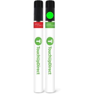 imageTouchUpDirect KAW002 Lime Green Compatible With Kawasaki Exact Match Touch Up Paint PenBrush Applicator  Essential KitBrush  Essential Package