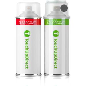 imageTouchUpDirect 52C Aero Gray Metallic Compatible with Mazda Exact Match Touch Up Paint Aerosol  Essential KitMeteor Gray Pearl