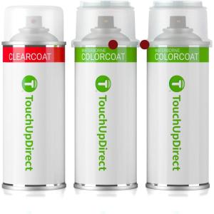 imageTouchUpDirect 8U0 Black Sapphire Pearl Compatible with Lexus Exact Match Touch Up Paint Brush  Platinum KitRed