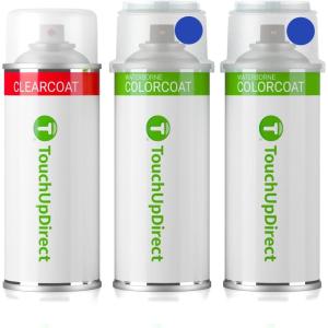 imageTouchUpDirect 8U0 Black Sapphire Pearl Compatible with Lexus Exact Match Touch Up Paint Brush  Platinum KitUltrasonic Blue Mica 20 Tricoat