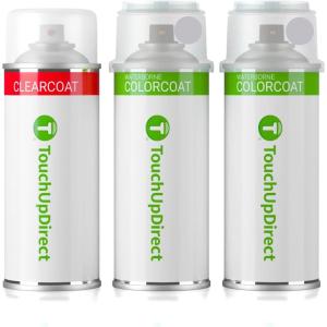 imageTouchUpDirect BU3 Dark Ocean Blue Compatible with Kia Exact Match Touch Up Paint Brush  Preferred KitGlacial White Pearl Tricoat