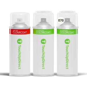 imageTouchUpDirect Car Paint Touch Up Spray Kit  Toyota 070 Blizzard Pearl Tricoat Exact Match Auto Paint Kit with Car Color Spray and Clearcoat for Repainting or Scratch Repair Essential Kit