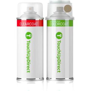 imageTouchUpDirect R81 Milano Red Compatible with Honda Exact Match Touch Up Paint Aerosol  Essential KitUrban Titanium Metallic