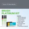 imageTouchUpDirect Car Paint Touch Up Brush Kit  Toyota 1F9 Slate Metallic Exact Match Auto Paint Kit with Primer Car Color and Clearcoat for Repainting and Scratch Repair Platinum Kit