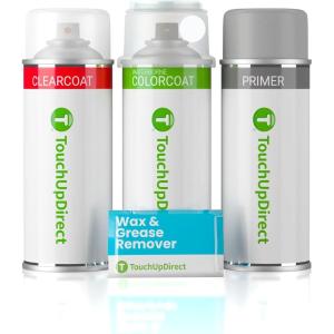 imageTouchUpDirect WS White Suede Compatible with Ford Exact Match Touch Up Paint Aerosol  Preferred Kit