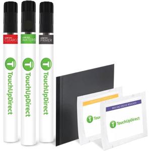 imageTouchUpDirect Car Paint Touch Up Brush Kit  Compatible with Chevrolet GHRWA610G Greenstone Metallic Match Auto Paint Kit with Primer Car Color and Clearcoat for Repainting and Scratch Repair Platinum Kit