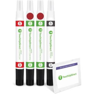 imageTouchUpDirect GPHWA245F Red Mist Metallic Tricoat Compatible with Chevrolet Exact Match Touch Up Paint Combo  Preferred Kit