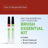 imageTouchUpDirect Car Paint Touch Up Brush Kit  Compatible with Ford JV Sangria Red Pearl Exact Match Auto Paint Kit with Car Color and Clearcoat for Repainting or Scratch Repair Essential Kit
