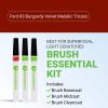 imageTouchUpDirect Car Paint Touch Up Brush Kit  Compatible with Ford R3 Burgundy Velvet Metallic Tricoat Exact Match Auto Paint Kit with Car Color and Clearcoat for Repainting or Scratch Repair Essential Kit