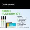 imageTouchUpDirect Car Paint Touch Up Brush Kit  Compatible with Ford UM Agate Black Exact Match Auto Paint Kit with Primer Car Color and Clearcoat for Repainting and Scratch Repair Platinum Kit