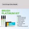 imageTouchUpDirect Car Paint Touch Up Brush Kit  Compatible with Ford UX Ingot Silver Metallic Exact Match Auto Paint Kit with Primer Car Color and Clearcoat for Repainting and Scratch Repair Platinum Kit