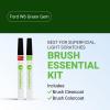imageTouchUpDirect Car Paint Touch Up Brush Kit  Compatible with Ford W6 Green Gem Exact Match Auto Paint Kit with Car Color and Clearcoat for Repainting or Scratch Repair Essential Kit