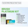 imageTouchUpDirect UG White Platinum Pearl Tricoat Compatible with Ford Exact Match Touch Up Paint Brush  Platinum Kit