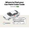 imageTouchUpDirect WS White Suede Compatible with Ford Exact Match Touch Up Paint Combo  Preferred Kit