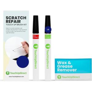 imageTouchUpDirect Auto Scratch Repair Brush Kit  Compatible with Ford L6 Kona Blue Exact Match Auto Paint Kit with Car Color and Clearcoat for Repainting and Car Paint Touch Up Scratch Repair Kit