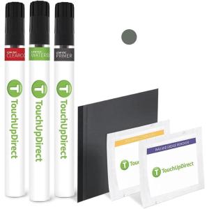 imageTouchUpDirect Car Paint Touch Up Brush Kit  Compatible with Ford BNM7422 Silver Spruce Exact Match Auto Paint Kit with Primer Car Color and Clearcoat for Repainting and Scratch Repair Platinum Kit