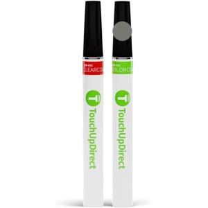 imageTouchUpDirect Car Paint Touch Up Brush Kit  Compatible with Ford PN2BFSM1240 Liquid Grey Exact Match Auto Paint Kit with Car Color and Clearcoat for Repainting or Scratch Repair Essential Kit
