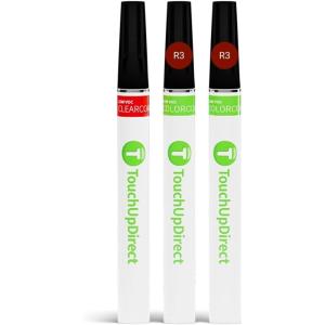 imageTouchUpDirect Car Paint Touch Up Brush Kit  Compatible with Ford R3 Burgundy Velvet Metallic Tricoat Exact Match Auto Paint Kit with Car Color and Clearcoat for Repainting or Scratch Repair Essential Kit